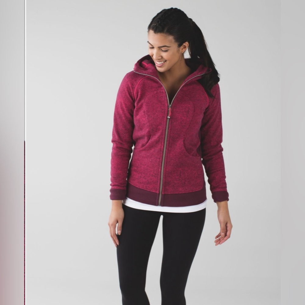 🍋 Lululemon Scuba Hoodie III - Rio Mist Boom Juice Red Grape/Red Grape - Sz 10